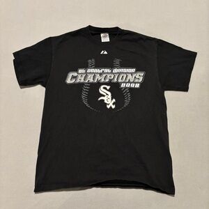 Chicago White Sox 2008 Central Division Champions T Shirts Size Medium Baseball
